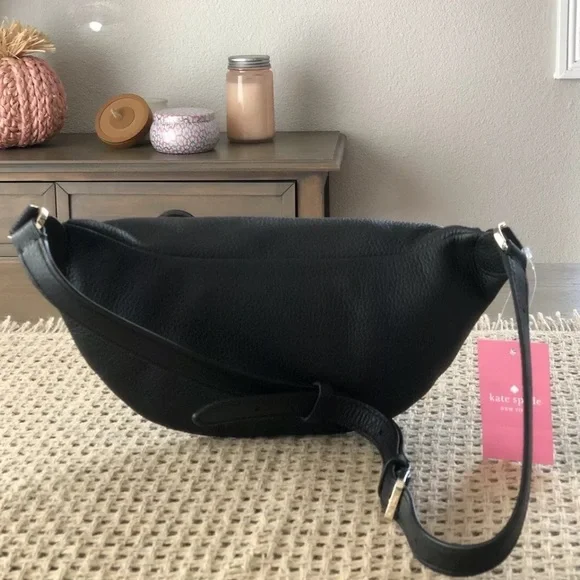 Kate spade Leila belt bag black Fanny pack new adjustable strap new Bags